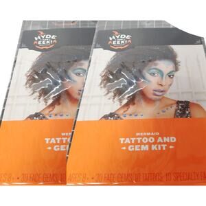 2 Packages – Mermaid Tattoo & Gem Costume Makeup Kit – Hyde & EEK! Boutique